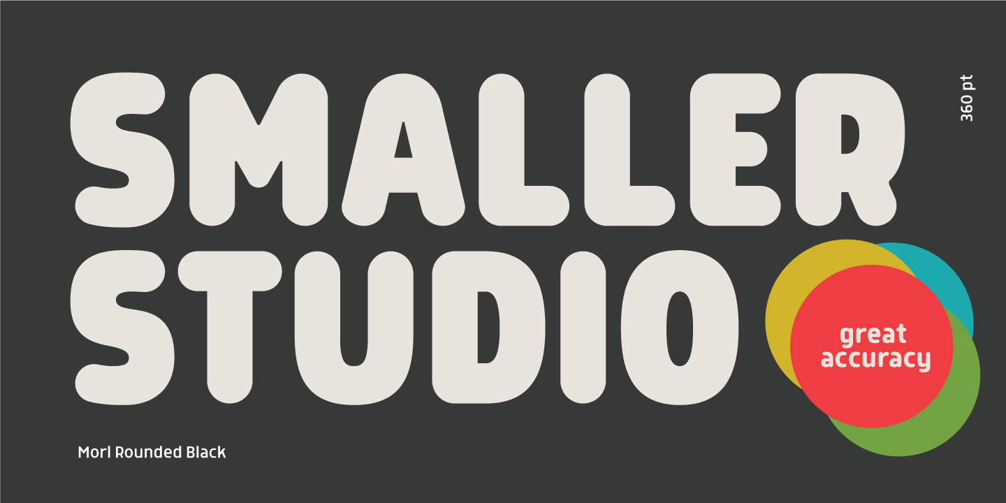 Morl Rounded Semi Light Font preview